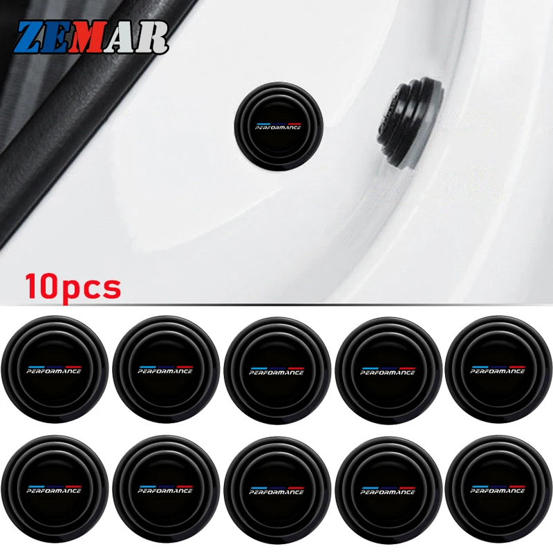 

10PCS Car Door Bumper Protector Stickers Universal Shock Absorbing Gaskets for BMW Volkswagen Toyota Trucks SUVs Car Accessories