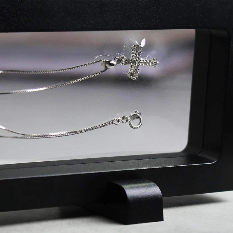 5 шт. в наборе 3D витрины-прозрачные пластиковые витрины для ювелирных изделий