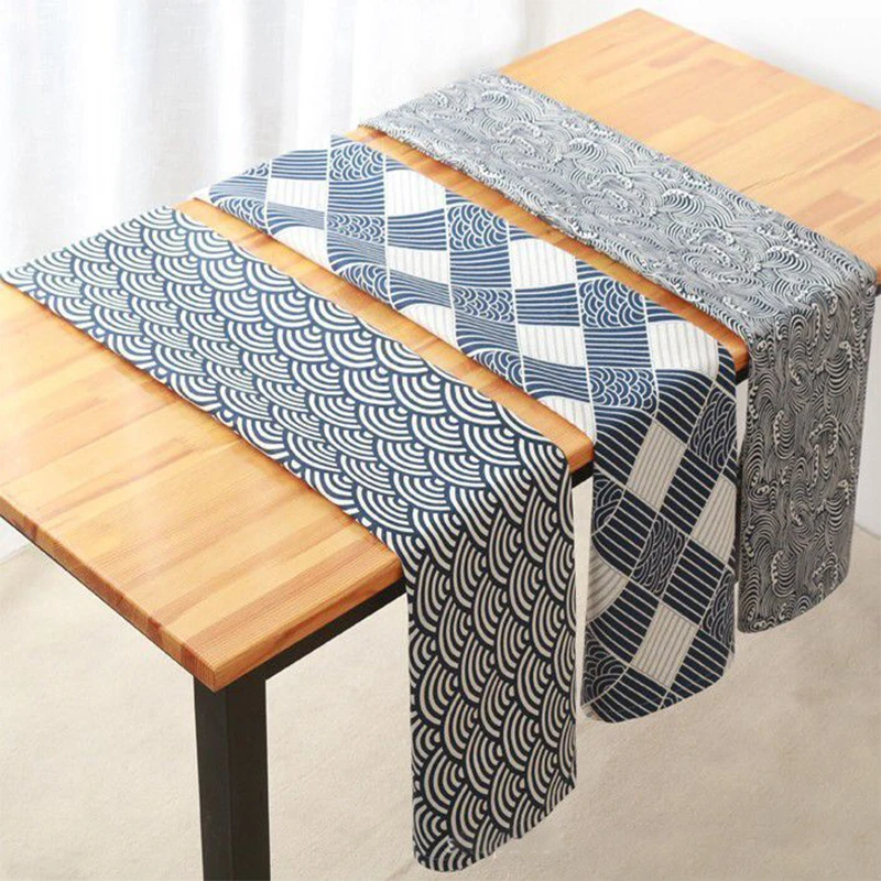 

100x150cm Hefeng series printed cotton linen Fabric DIY Quilting&Sewing PlacematsTablecloth curtain
