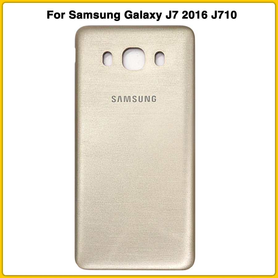 J710 задний Чехол для samsung Galaxy J7 версия J710 J710F крышка батареи задняя крышка