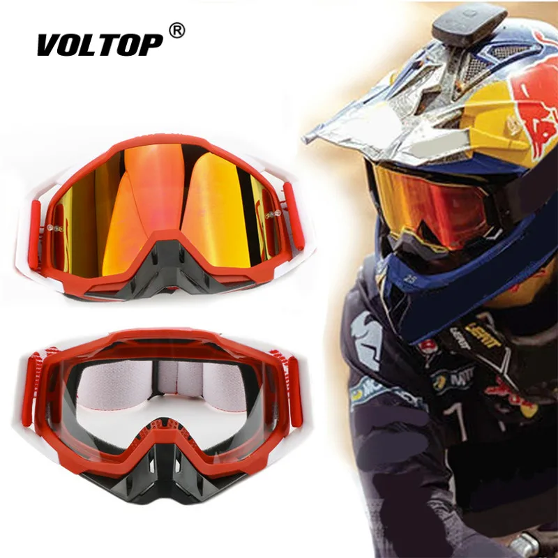 

Motocross Goggles Gafas Motorcycle Helmet Cycling Glasses Atv Dirt Bike Sunglasses Safety Goggles Ski Mask Red