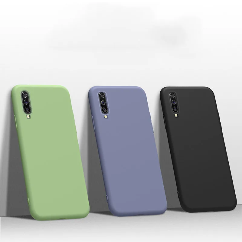 Мягкий чехол из жидкого силикона для Samsung Galaxy A10 A20 A30 A40 A50 A60 A70 A80 A90 M10 M20 A10S A40S A20E