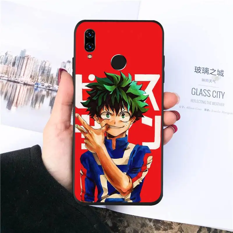 

my hero academia Japan anime Phone Case For Huawei honor Mate P 10 20 30 40 Pro 10i 9 10 20 8 x Lite Luxury brand shell coque