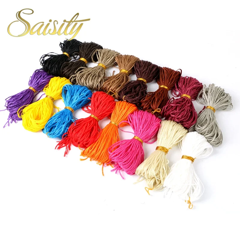Saisity Zizi 28''серый Розовый Фиолетовый крючком волосы 48 прядей/упаковка 50 г