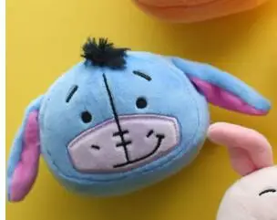 see chart IVYYE Eeyore поросенок Тигр аниме, плюшевая Кошелек для монет, мягкие Кошельки для монет, кошелек для денег, кошелек для карт, сумки для ключей, детские подарки - Цвет: see chart