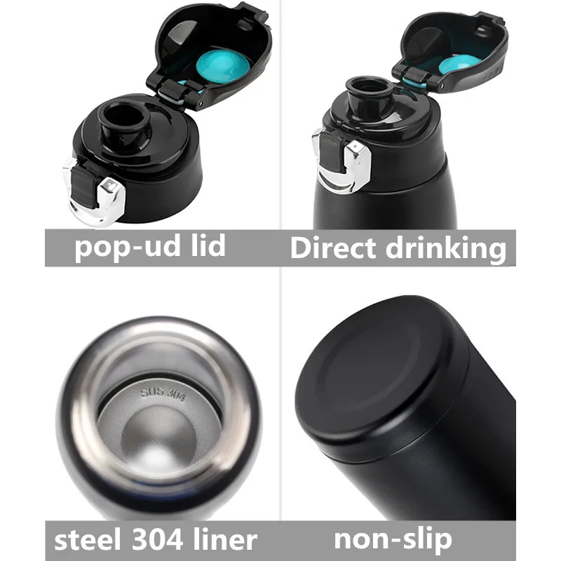 Новая мода 900 мл Большая водонепроницаемая изолированная Вакуумная бутылка из