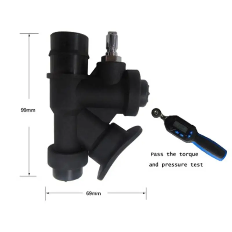 

Scuba Diving 45-Degree Oral Power Inflator BCD K-Type Replacement universal type Plastic