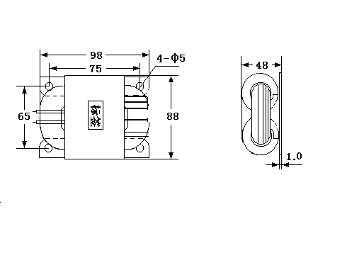 65W R сердечник бескислородный медный трансформатор 65VA выход 8V DAC линейный PSU