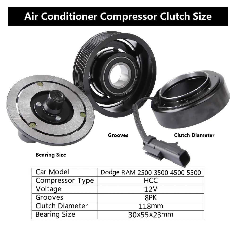 Комплект Для Ремонта Компрессора Carbole AC A/C для Dodge Ram 2500 3500 4500 5500 06-09 5 9 6 7 л