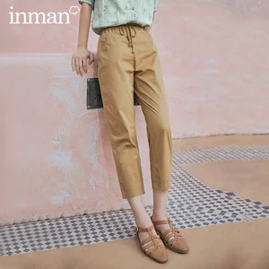 INMAN Летние повседневные шаровары из чистого хлопка с бантом