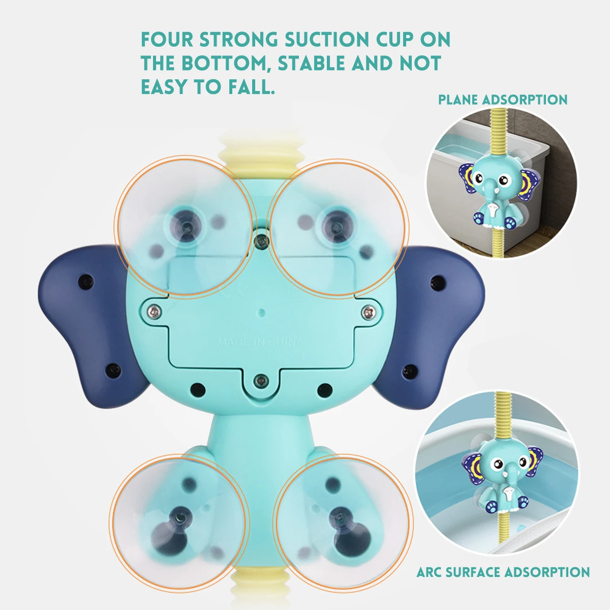 2021 новый милый Электрический водяной насос со слоном с регулируемым шлангом на 360