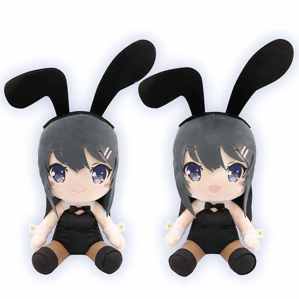 

Японское аниме Rascal Not Dream of Bunny Girl Senpai Sakurajima Mai Rabbit Drees, большая плюшевая кукла, игрушка, подарки для детей, 30 см
