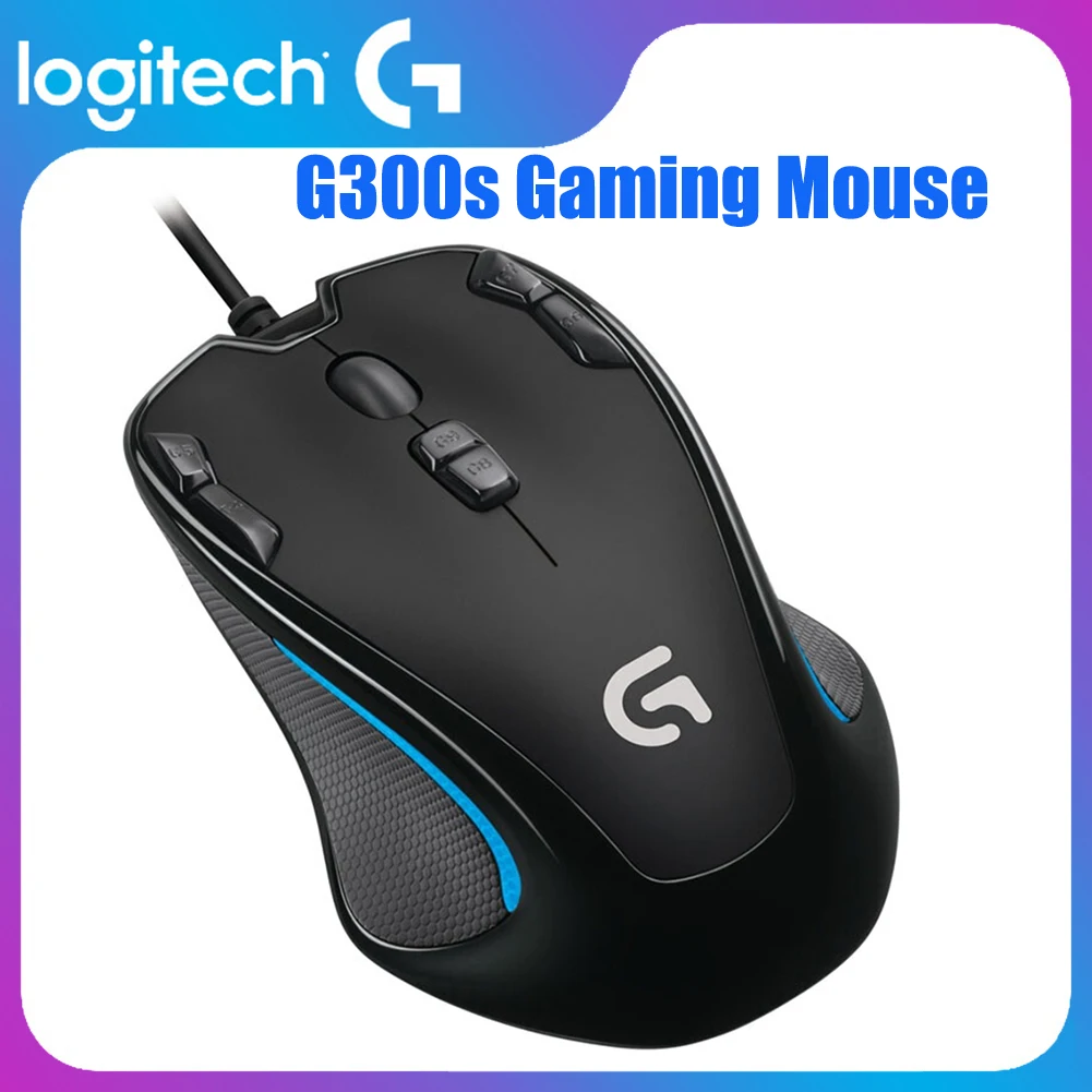 

Мышь Logitech G300S игровая оптическая, 2500 DPI, для ПК