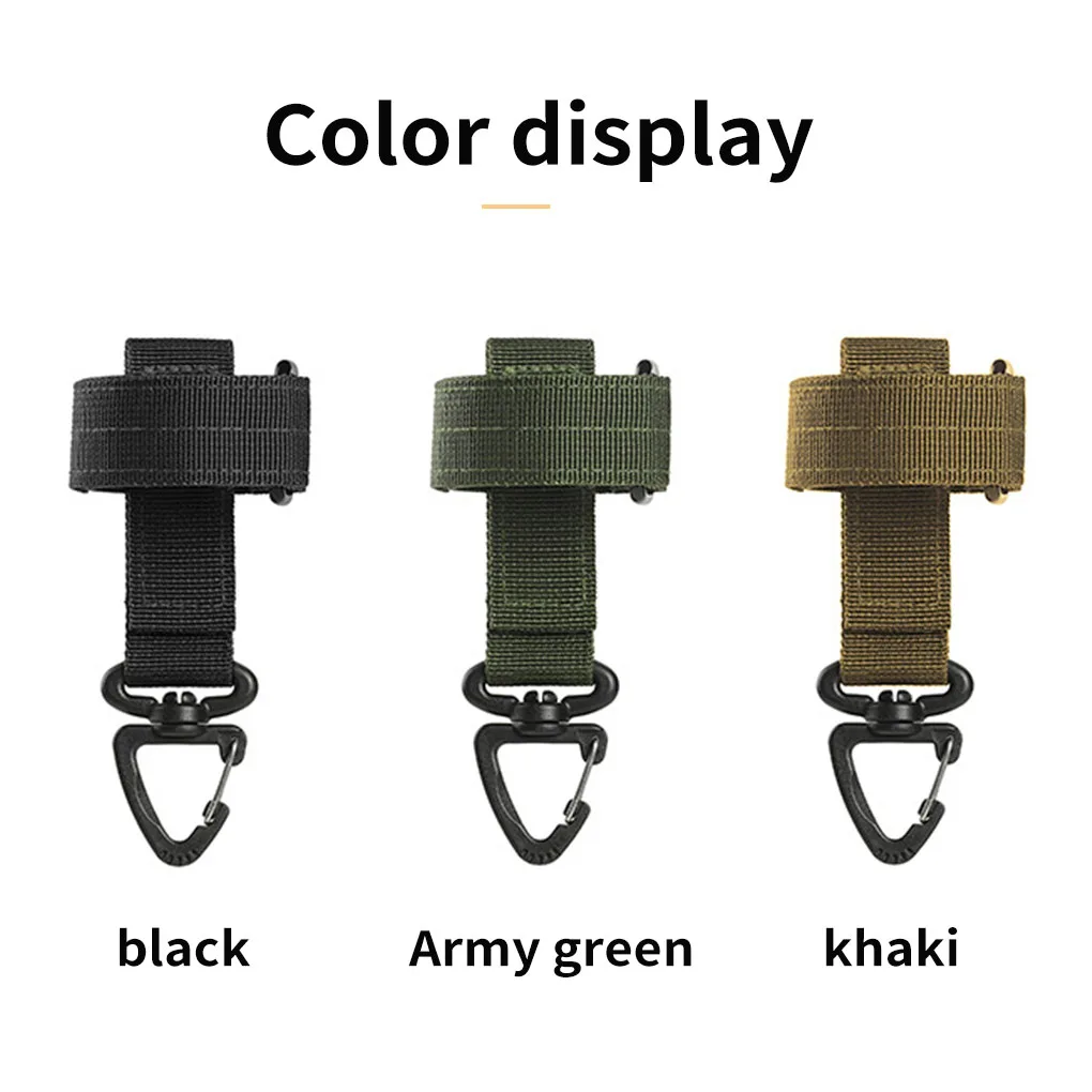 

Multi-purpose Nylon Gloves Hook Work Gloves Safety Clip Outdoor Tactical Gloves Climbing Rope Anti-lost Camping Hanging Buck