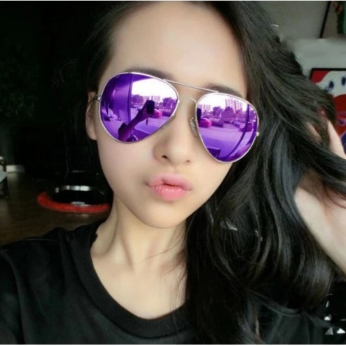 Солнцезащитные очки прозрачные линзы Для женщин мужчин унисекс металлические