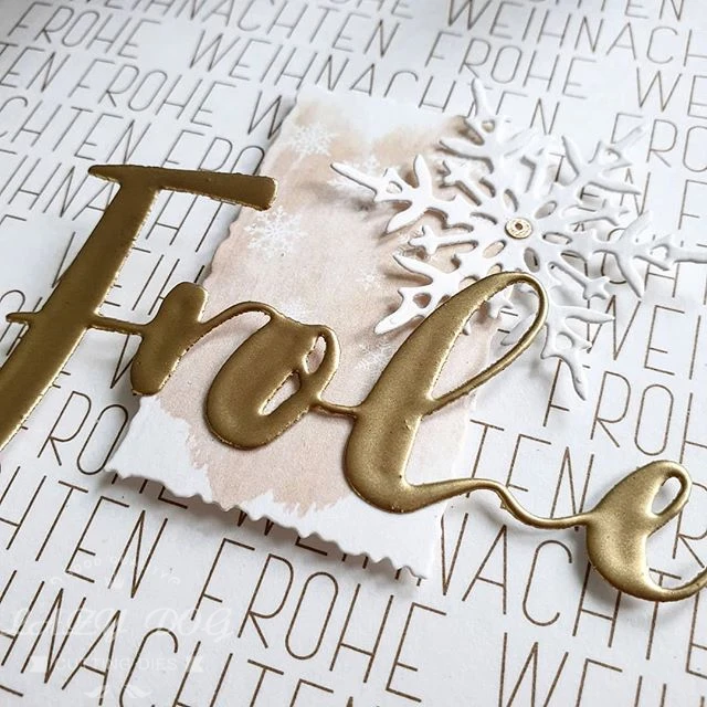 Счастливые немецкие буквы металлические Вырубные штампы искусственное