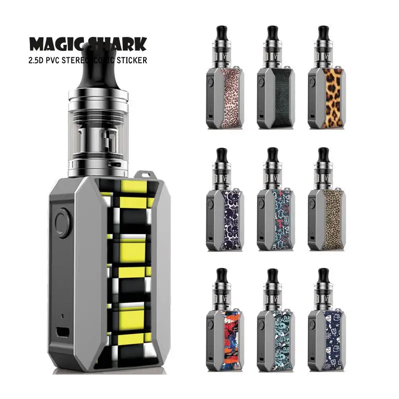 Волшебная Акула новинка 2019 леопардовый чехол с рисунком черепа наклейка пленка