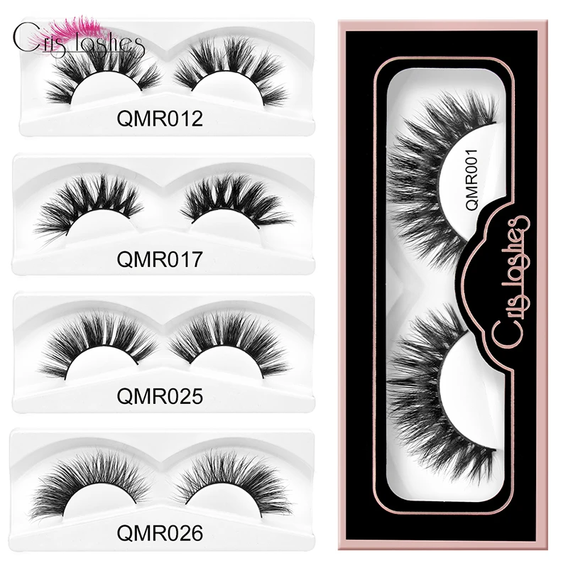 Накладные ресницы в полоску QMR32 индивидуальные объемные 5D длинные драматические