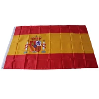 90150cm spanish flag no 4 polyester flag 35ft spot wholesale