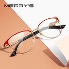 MERRYS дизайн ретро кошачий глаз очки оправа для женщин модные очки по рецепту оптические очки S2222