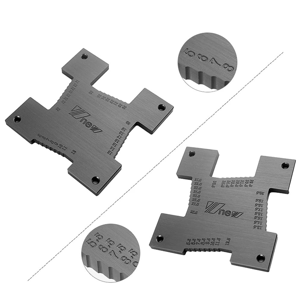 Набор из 2 штук: глубиномер и высотомер для точного измерения по метрике в работе с деревом на фрезерном столе.