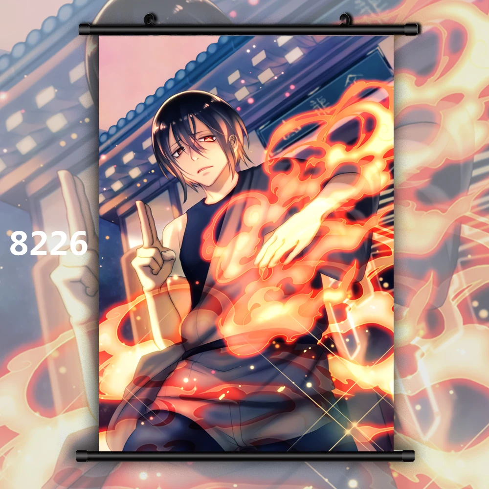Enen no Shouboutai Fire Force Kusakabe Shinra Benimaru Shinmon Аниме Манга плакат в рулоне