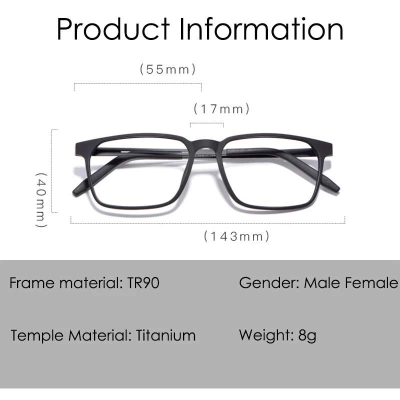 Прогрессивные многофокальные очки для чтения титановые мужские женские