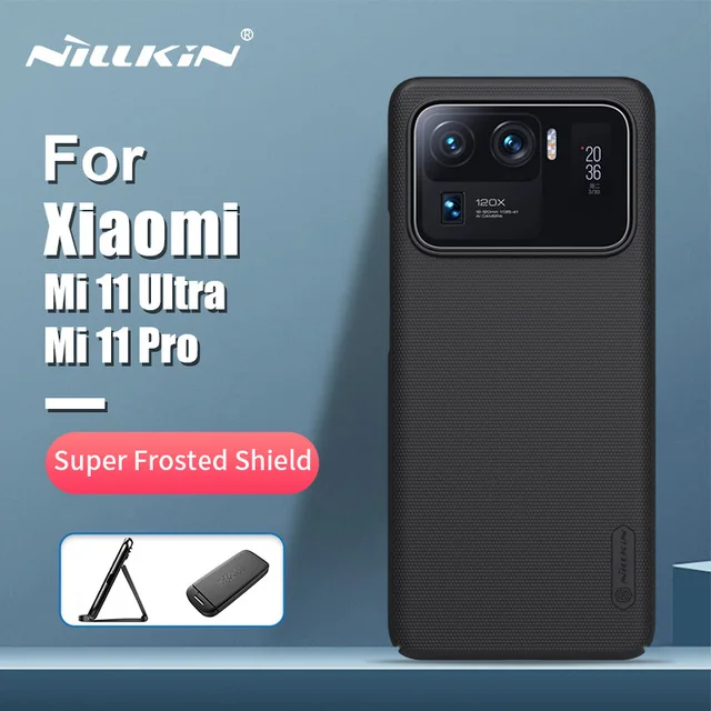 

for Xiaomi Mi 11 Ultra 5G Case Nillkin Frosted Shield Hard PC Plastic Shockproof Phone Back Cover for Xiaomi Mi11 Pro Coque