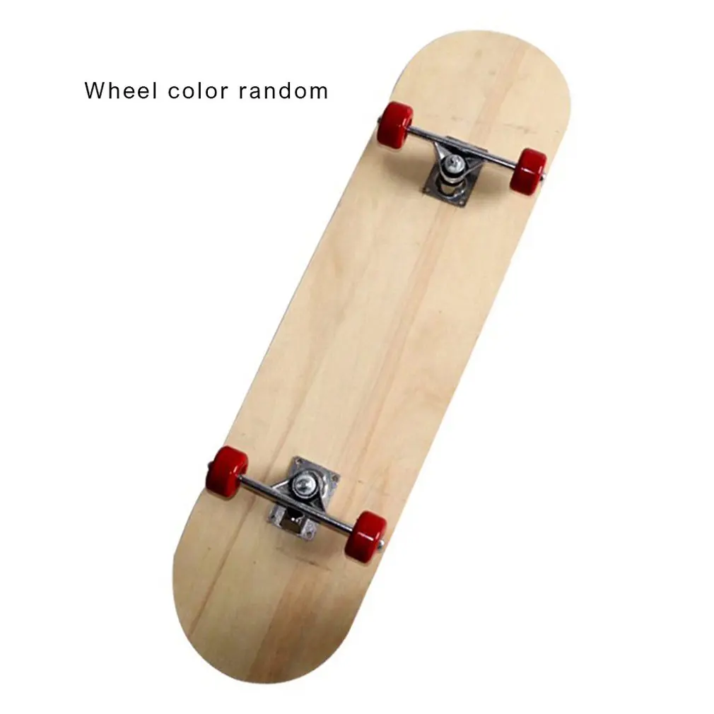 

2021 NEW DIY hand-painted children's four-wheeled skateboard maple double-sided blank board decorative graffiti