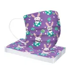 10 шт., одноразовые маски для взрослых, кошка, кролик