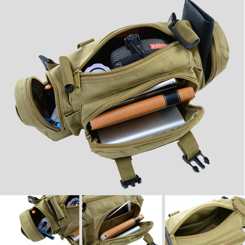 High Quality Outdoor Military Tactical Travel Duffle Backpack Waist Pack Bag Mochilas Molle Camping Hiking Pouch 3P Chest Bags