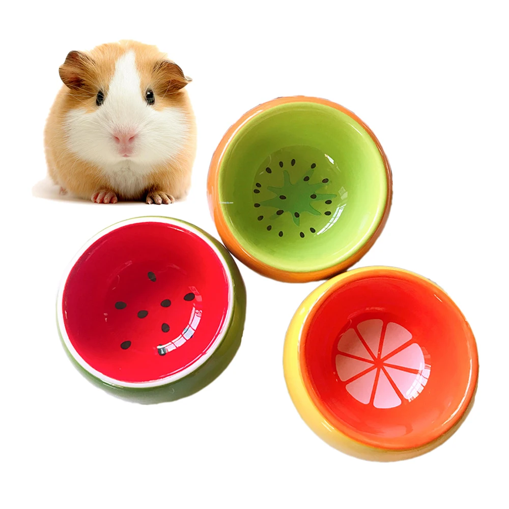 

Small Pet Rabbit Food Feeder Bowel Heart Shape Ceramics Feeding Drinker Animal Bowl for Guinea Pig Chinchilla Hamster Ferret