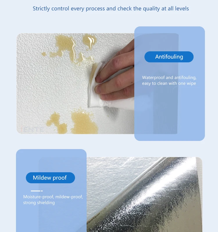 

Waterproof Vinyl Wallpaper Roll Self-Adhesive Decorative Wall 3D Wall Stickers Modern Furniture Bedroom Bathroom Roof Decoration