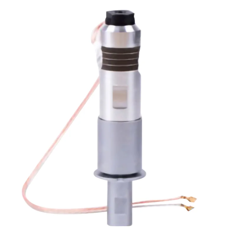 

20khz ultrasonic welding transducer with booster for plastic welders