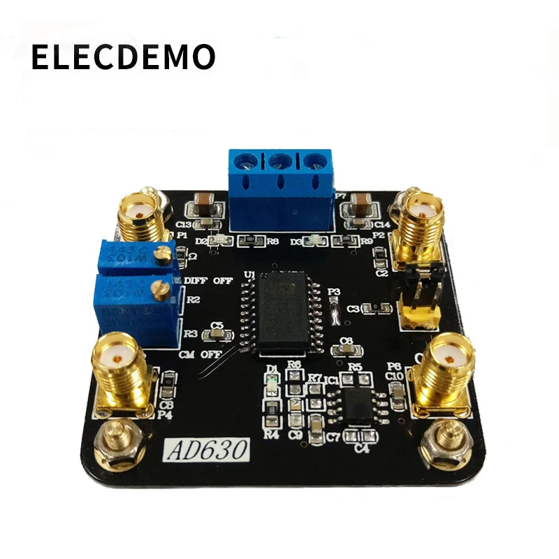 AD630 module Balanced Modulator AD630 Chip Lock-in Amplifier Module For Weak Signal Detection Modulation Detection