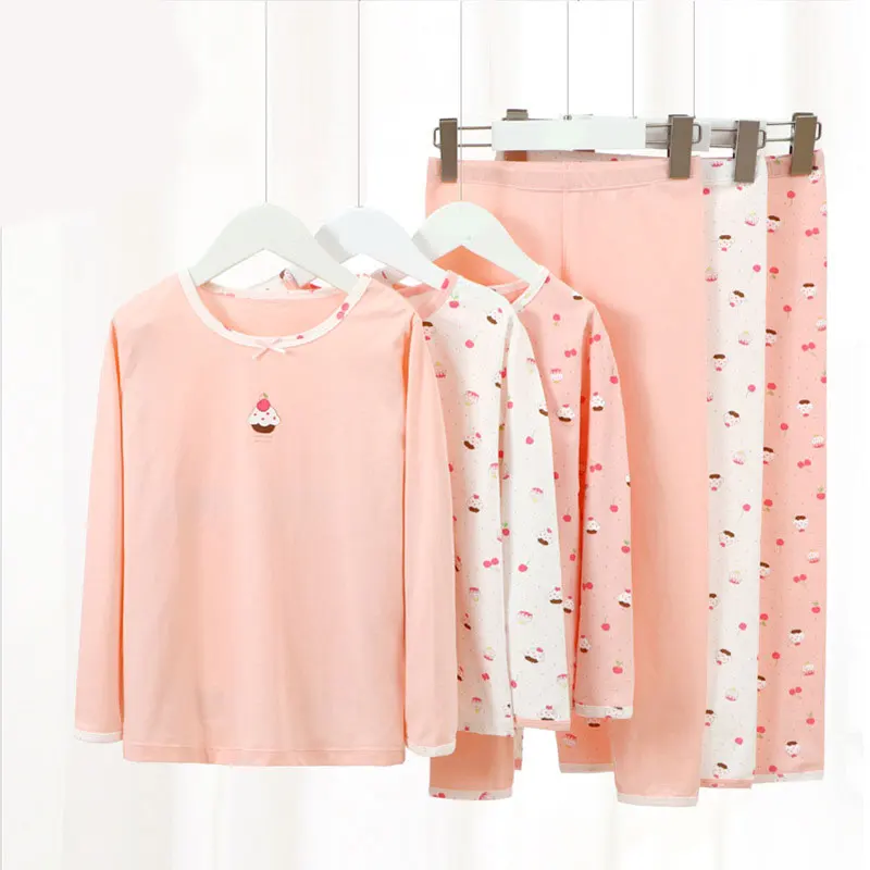 

Children's Clothing Sets Baby Girls Cartoon Rabbit Print Pajamas Suits Toddler Long Sleeve Cotton Sleepwear Autumn Kids Homewear
