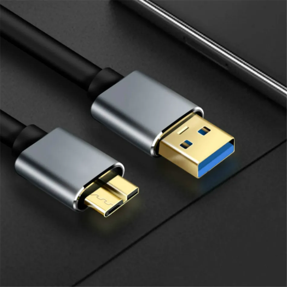 0 4 m USB 3 к Micro B Мужской кабель для передачи данных адаптера внешней вспышки SSD HDD