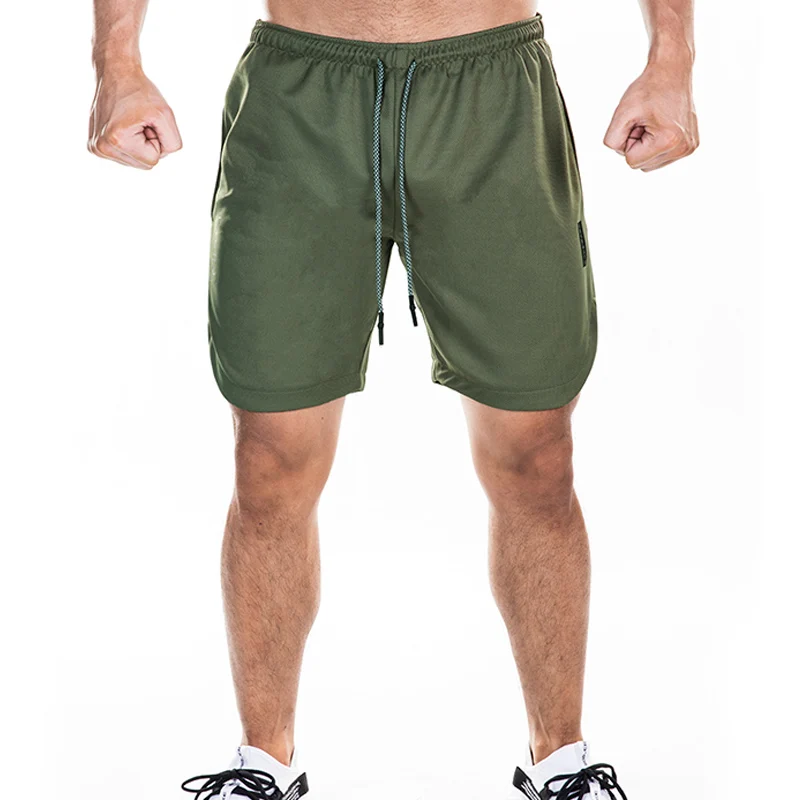 Green White Shorts TWTOPSE, мужские спортивные шорты, быстросохнущие, для велоспорта, MTB, горного велосипеда, для спуска, для велоспорта, короткие, для тренажерного зала, для пробежки, тренировочные, 2 в 1, с карманом - Цвет: Green White Shorts