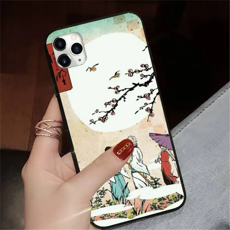 

GINTAMA amine Phone Cases for iPhone 11 12 pro XS MAX 8 7 6 6S Plus X 5S SE 2020 XR