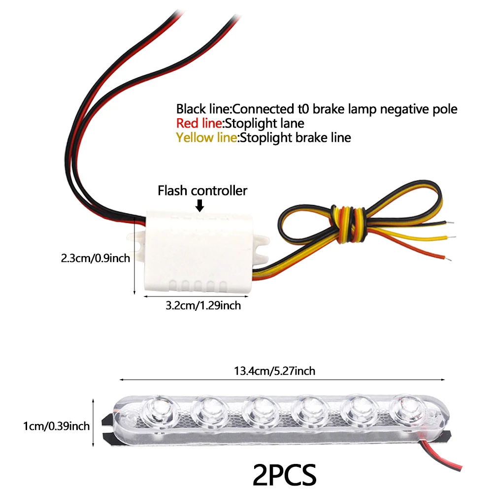 2 шт. автомобисветильник светодиодсветодиодный ламсветильник 5/6 дюймов |