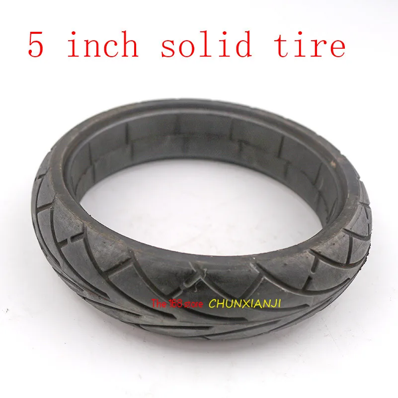 Сплошные шины хорошего качества для тачки 5 дюймов колеса электрического
