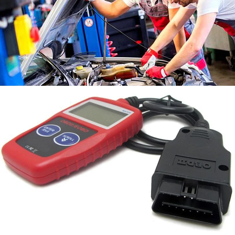 1 шт. считыватель кодов для общей диагностики автомобилей OBDII EOBD MS 309|ПО| |