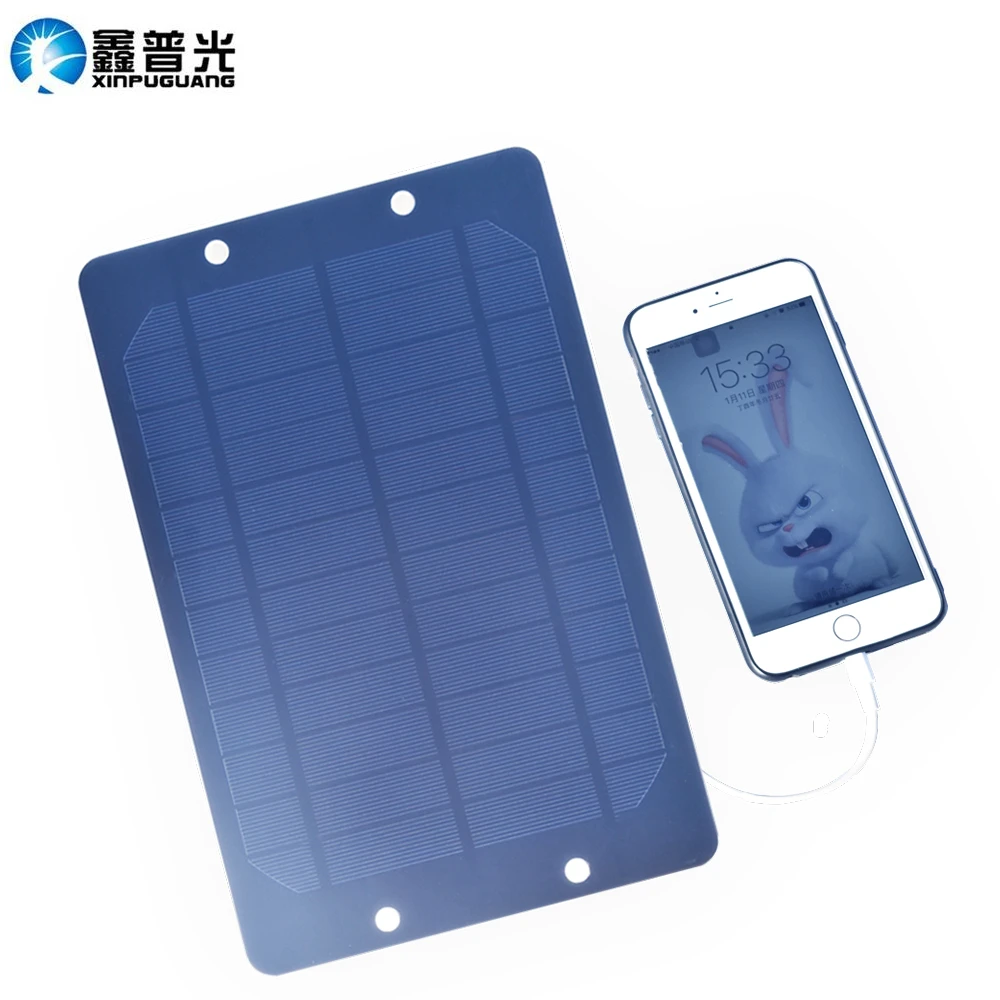 6V 6W Solar Panel Portable Mini Charger 5V 1A USB Output Monocrystalline Cell Outdoor Mobile Phone Power Bank Charging | Электроника