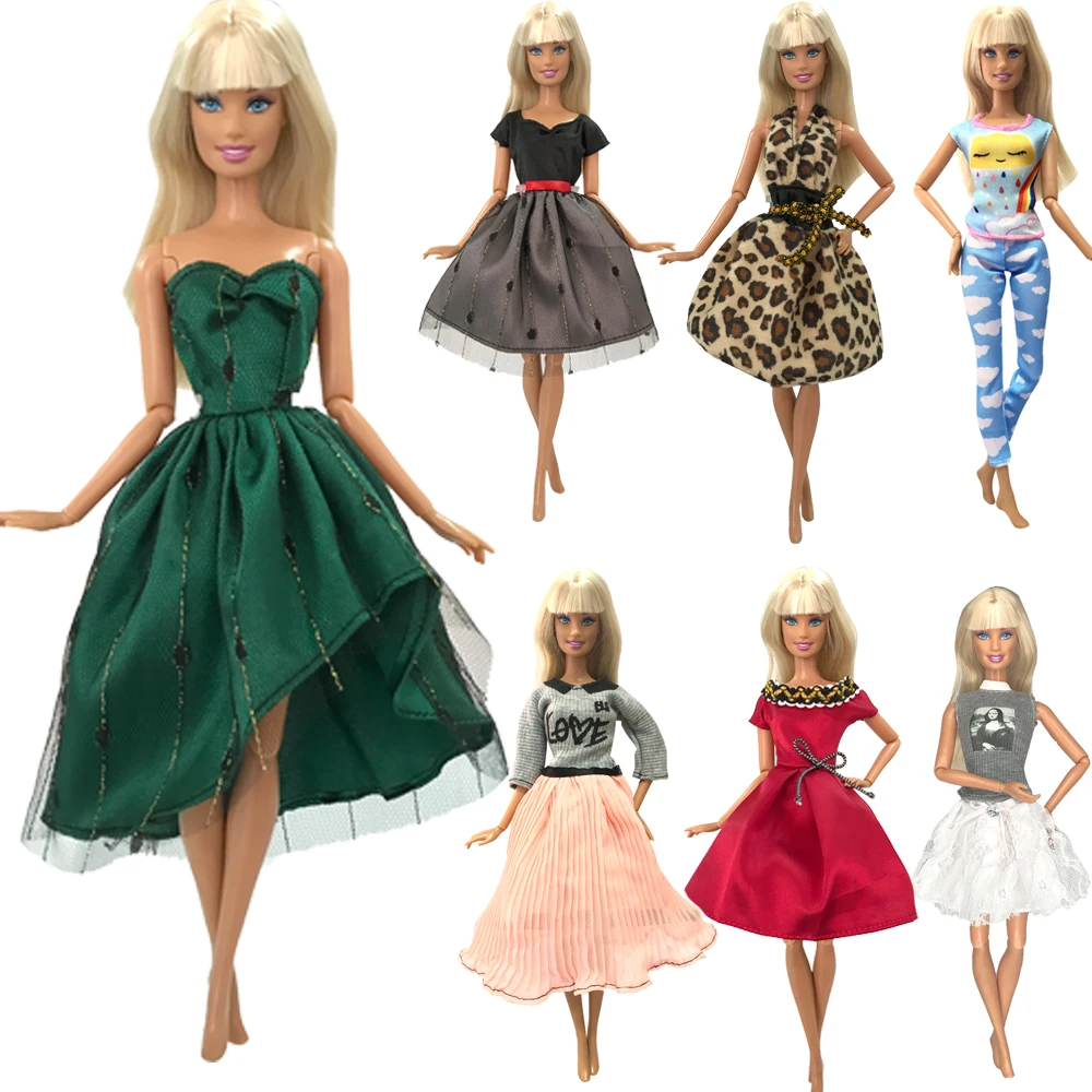 Лидер продаж Одежда для куклы NK1 шт модные наряды повседневные Костюмы Барби