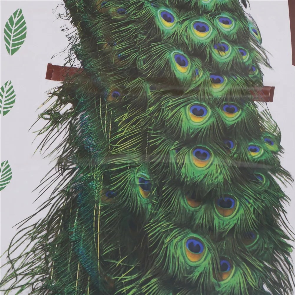2020 3d наклейки на стены Павлин ветке перья стену домашний декор художественная