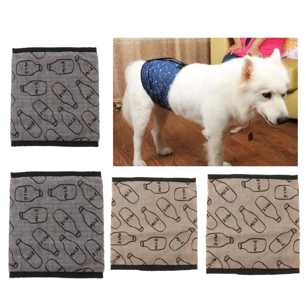 

Pet Dog Safe Physical Pant Washable And Reusable Male Dog Sanitary Underpant