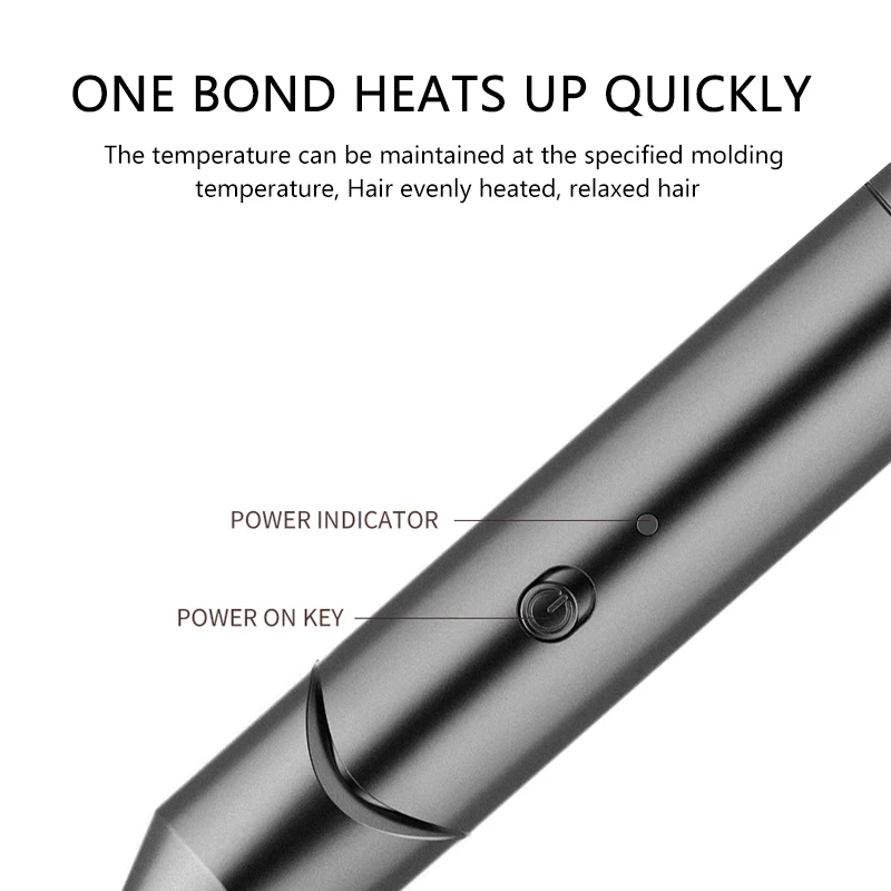 Профессиональный Выпрямитель для волос щипцы завивки с турмалиновым