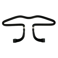 useful clothes hanger 3d design stainless steel car seat headrest clothes hanger car rack vehicle clothing rack