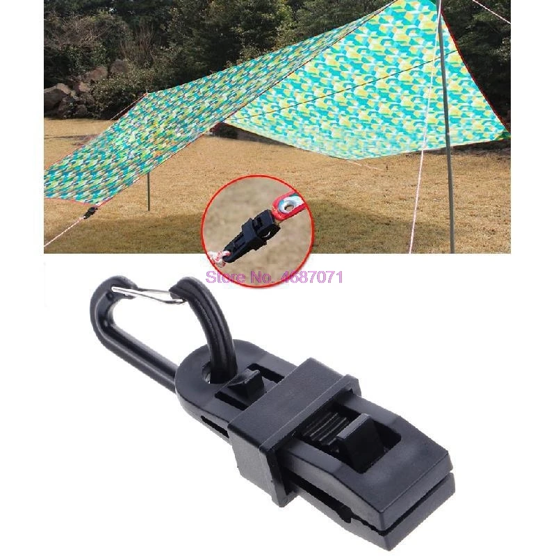 By DHL 1000pcs Heavy Duty Tarpaulin Clips Instant Clip Camping Boat Caravan Tent Accessory Hight Quality Outerdoor Tool | Спорт и