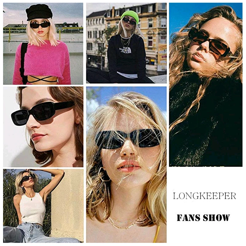 

2021 Square Sun Glasses Luxury Brand Travel Small Rectangle Sunglasses Men Women Vintage Retro Oculos Lunette De Soleil Femme